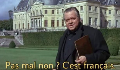 Meme de Orson Welles disant 